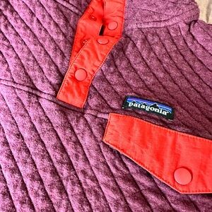 Patagonia Purple and Red Women's Sweater